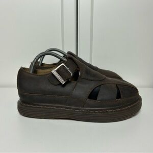 Skechers fisherman brown leather sandals